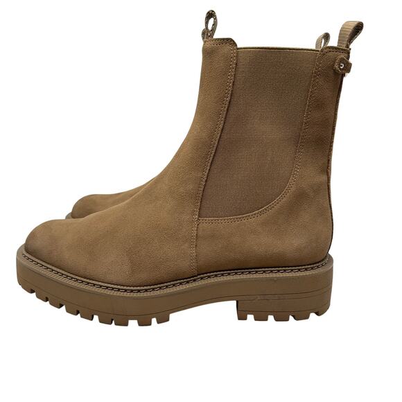 Sam Edelman Laguna Chelsea Boots Tan Suede Lug Sole Ankle Booties Women’s 11 - Picture 11 of 14